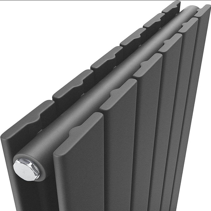 ELEGANT horizontale radiator 630 x 616 mm paneelradiator antraciet