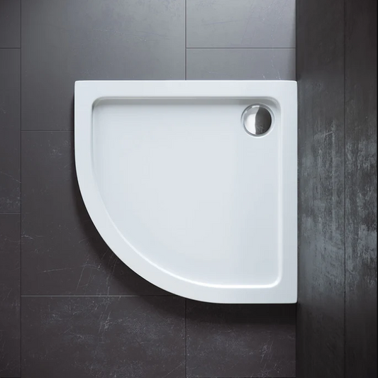 SONNI Douchebak kwartrond Acryl 80x80cm Wit