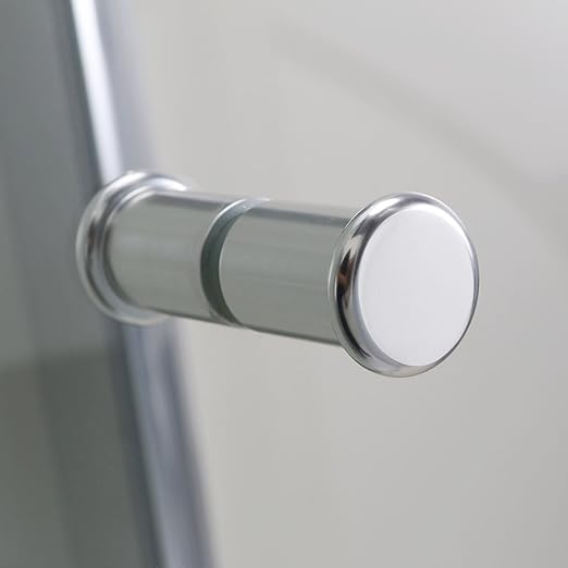 SONNI douchecabine hoekinstap vouwdeur met zijwand ESG glas opklapbaar hoogte 185cm