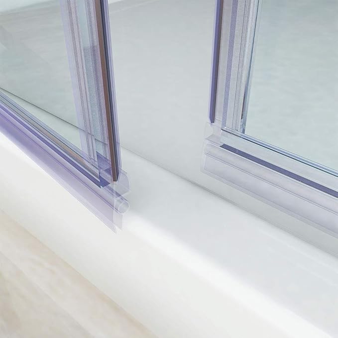SONNI Pendeldeur 5mm veiligheidsglas 80-120cm chroom