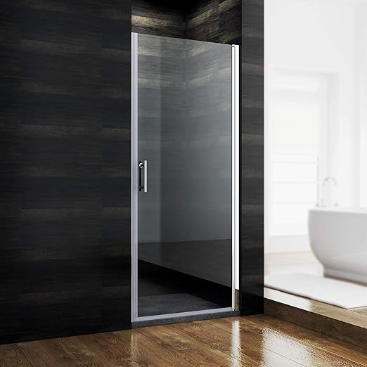 SONNI Douchedeur 70-90 cm 5mm nano-glas douchewand hoogte 185/195cm