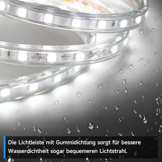 SONNI Spiegel met verlichting 120 x 60 cm, met klok en temperatuurweergave