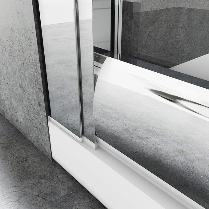 SONNI Douchecabine 80x80 cm kwartrond - helder glas