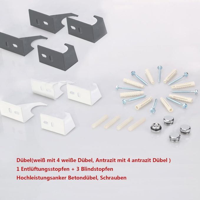 ELEGANT designradiator verticaal dubbel middenaansluiting 1600x354mm 1104W antraciet