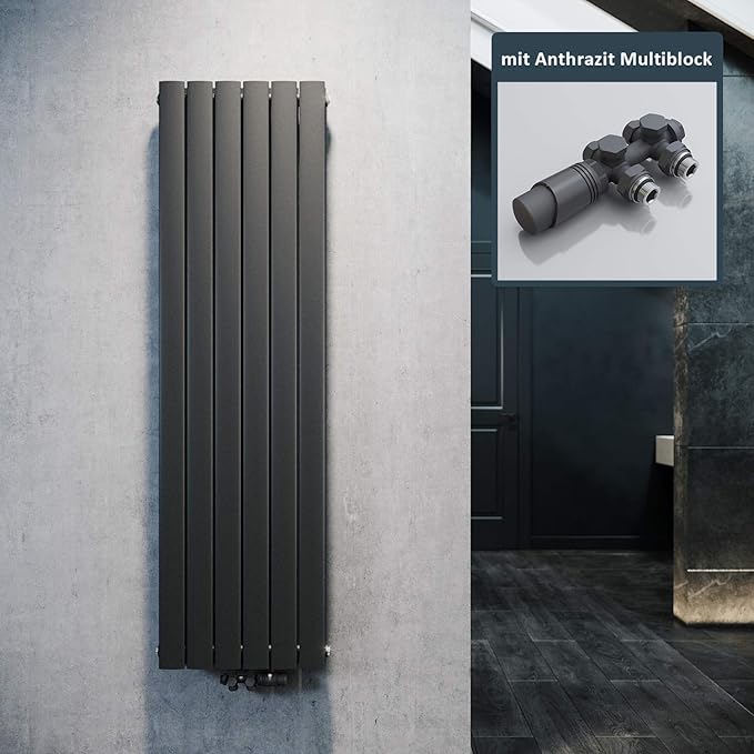 ELEGANT 1600 x 465 mm Design platte radiator, verticaal radiator