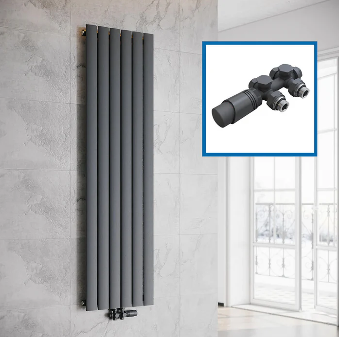 ELEGANT 1600 x 465 mm Design platte radiator, verticaal radiator