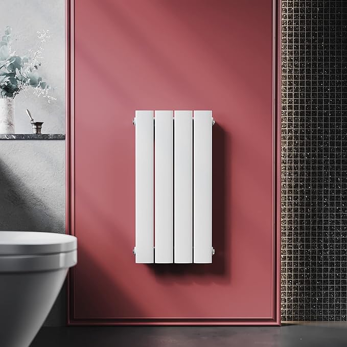 ELEGANT Radiator, plat, verticaal, wit, 1800 x 308 mm, design ELEGANT Radiator, plat, verticaal, wit, 1800 x 308 mm, design