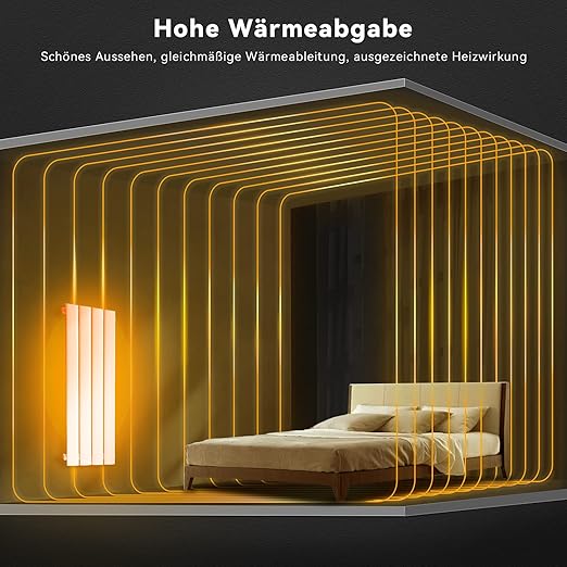 ELEGANT horizontale radiator 630 x 616 mm paneelradiator antraciet