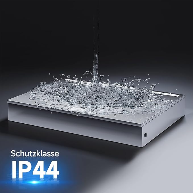 SONNI Spiegelkast met ledverlichting, 90 x 65 cm, driedeurs