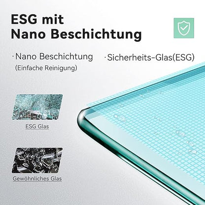 SONNI Douchecabine 90 x 90 cm vouwdeur hoekinstap vouwdouche, 6mm NANO glas, hoogte 195 cm