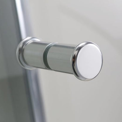 SONNI douchecabine hoekinstap vouwdeur met zijwand ESG glas opklapbaar hoogte 185cm