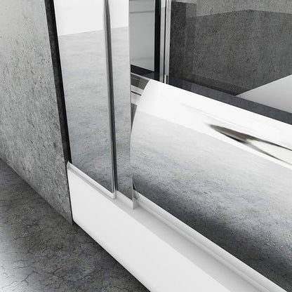 SONNI Douchecabine 80x80 cm kwartrond - helder glas