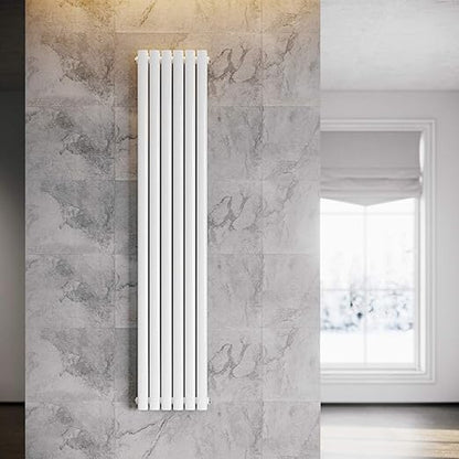 ELEGANT Klassieke radiator verticaal 1800 x 354 mm wit 1230W