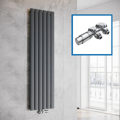 ELEGANT 1600 x 465 mm Design platte radiator, verticaal radiator