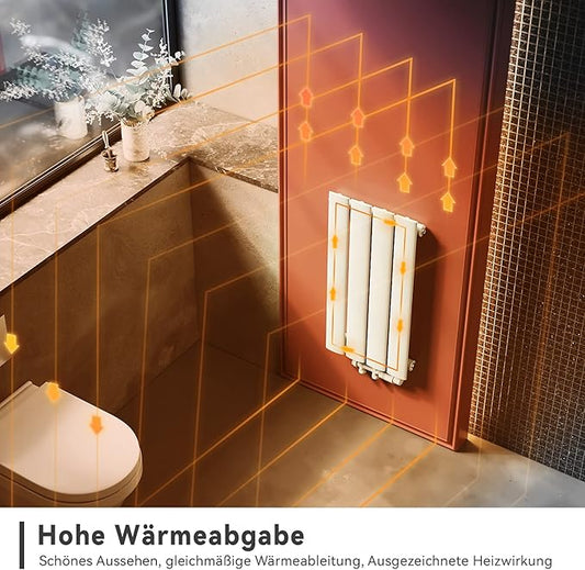 ELEGANT Radiator wit 600 x 311 mm met eenlaags 222W
