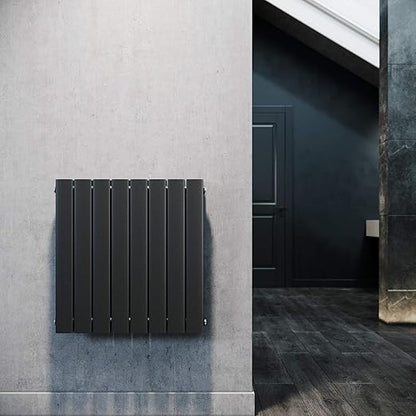 ELEGANT horizontale radiator 630 x 616 mm paneelradiator antraciet