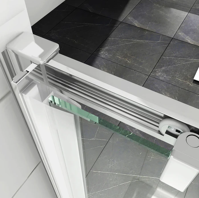 SONNI Douchecabine schuifdeur met zijwand 100-170cm hoogte 185cm