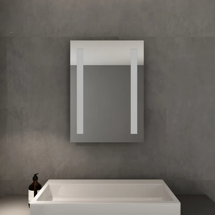 SONNI 45x60cm Badkamer spiegel met verlichting wandschakelaar