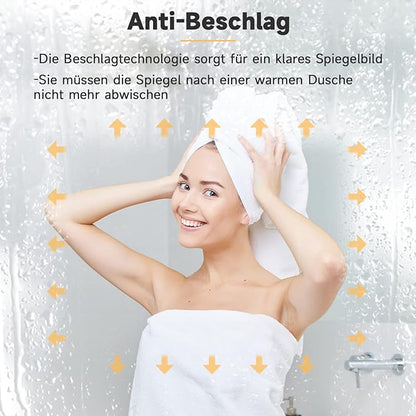 ELEGANT Wandspiegel 100 x 60 cm led-badkamerspiegel met verlichting