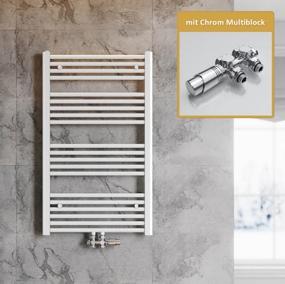 SONNI handdoek radiator wit recht 60 x 100 cm 575W
